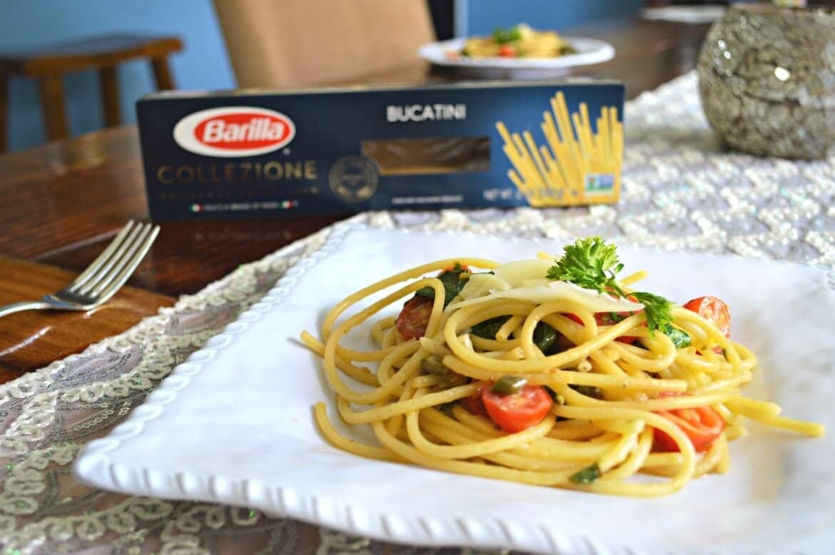 AD [Date Night Dinner For Two] Pasta With Lemon, Capers and Spinach | #ElevateYourMeal | A simple at-home date night recipe | Dinner recipes for couples to make together | Easy pasta recipe in less than 20 minutes | #datenight #pastarecipe | theMRSingLink
