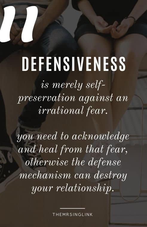 How To Stop Being Defensive [When You Feel Under Attack] | It's instinctive - biological - that when you feel attacked you will either shut down, run away and hide or retaliate to protect yourself. But from a social standpoint - particularly with our close relationships with others - this defense mechanism does more harm (for you and others) than good. Begin the process of healing yourself, learn how to manage your emotions and conserve the energy for what truly matters in life | #selfimprovementtips #defensive #selfhealing | theMRSingLink