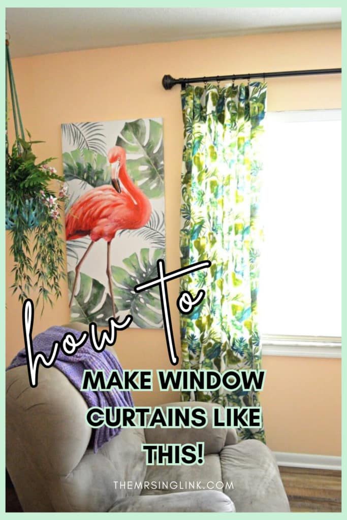 How to make window curtains for less than $100 | theMRSingLink