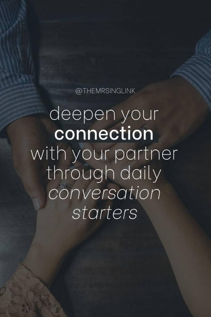 How to connect with your spouse every day [Conversation starters] | Feel closer to your partner through connection-building questions