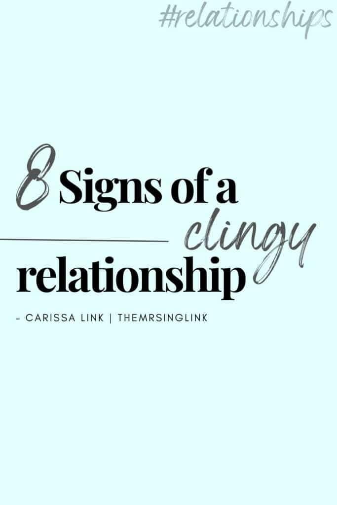 8 Signs of a clingy relationship | What are some of the brushed-under-the-rug signs of a clingy significant other in a relationship? You know, the soft spots we're not really ready to touch on, or admit. #relationships #clingy #clinginess
