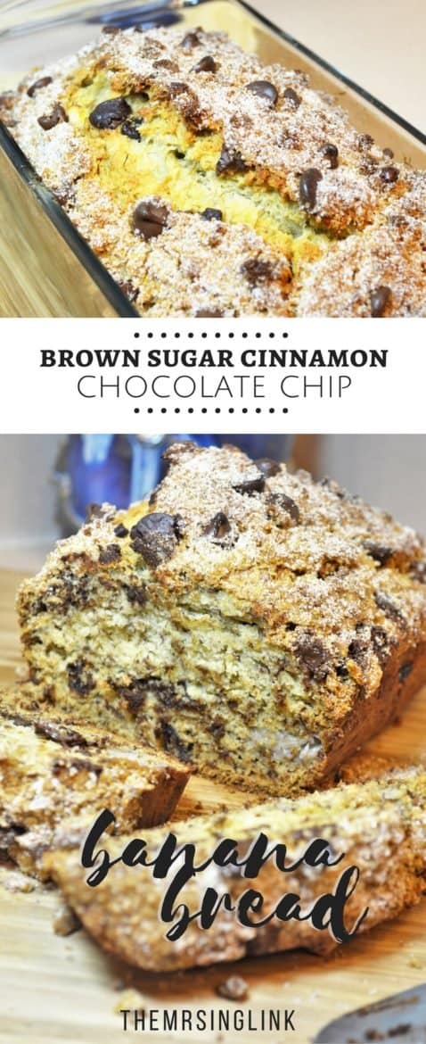 https://themrsinglink.com/blog/brown-sugar-cinnamon-streusel-chocolate-chip-banana-bread/ Brown Sugar Cinnamon Streusel Chocolate Chip Banana Bread | Banana Bread Recipes | Easy Breakfast Recipes | Perfect recipes for leftovers | On the go breakfast recipes | easiest banana bread recipe | One bowl banana bread recipe | Chocolate Chip Banana Bread | Cinnamon Streusel | #breakfast #bananabread #easyrecipes | theMRSingLink