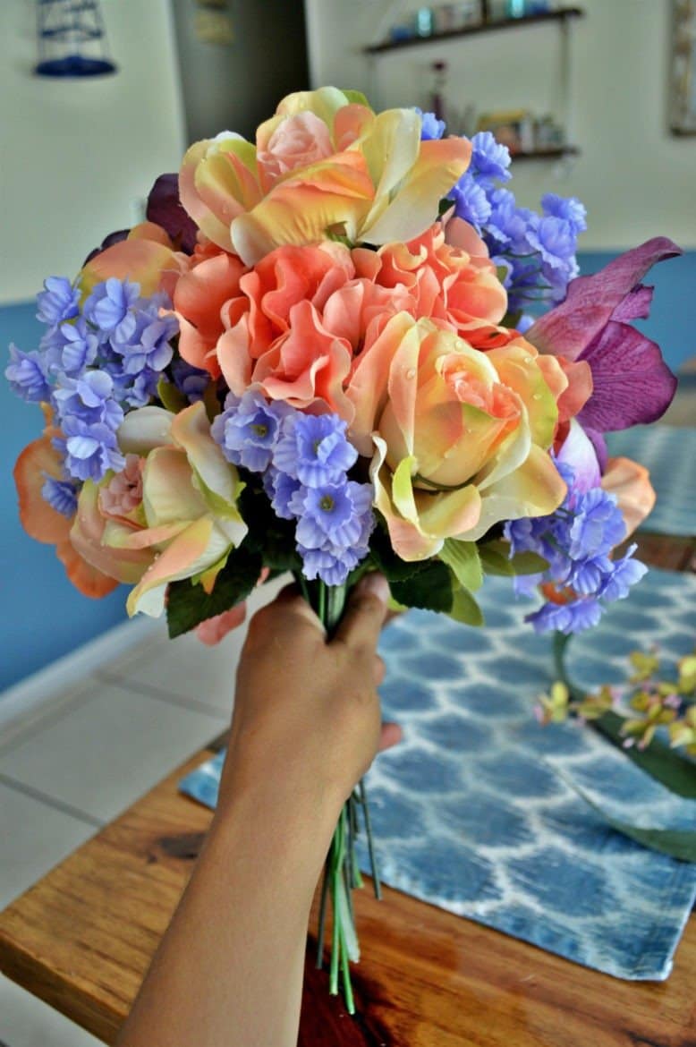 DIY Flower Wedding Bouquet | How To Create Your Own Wedding Bouquet | Fake Flower Wedding Bouquet | Unique Wedding Bouquet | DIY Wedding | Budget Wedding | Make Your Own Wedding Flower Bouquet Under $200 | theMRSingLink