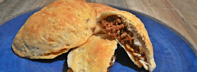 Sloppy Joe Cheddar Biscuit Calzones | Quick And Easy Meal Night Recipes | Cheap Recipes | Unique Recipes | theMRSingLink